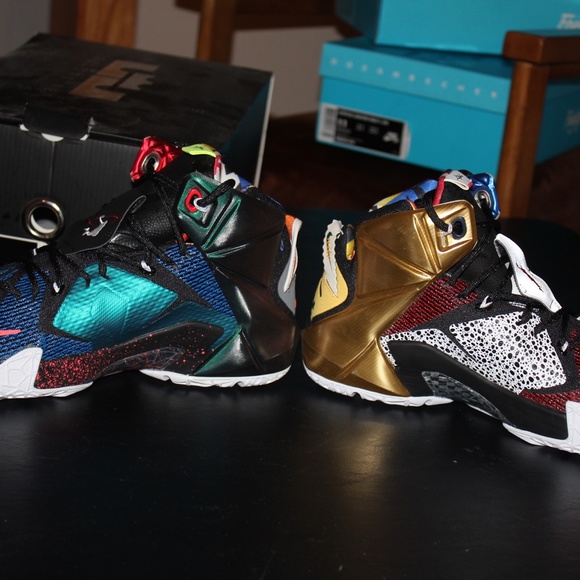 Nike LeBron 12 What the LeBron 802193-909 - Picture 5 of 7